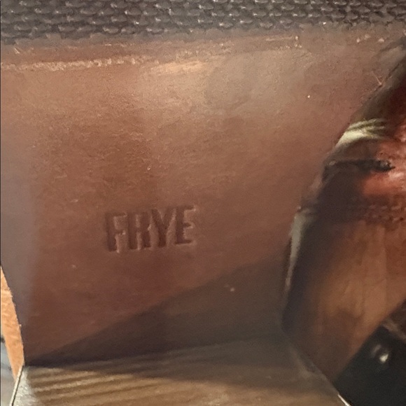 Frye Omaha Cognac Boots (8) - Picture 5 of 6